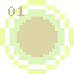 Pixel Art Sun - pixel art - Transparent Layer PNG