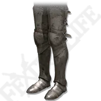 Armored Leg Guards - Transparent Background PNG