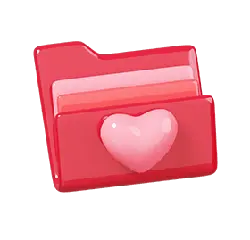 Heart Folder - design - No Watermark PNG