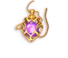 Purple Gemstone Pendant - accessory - Lossless PNG