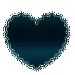 Blue Heart Pattern - No Watermark PNG
