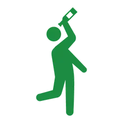 Person Drinking Beer - icon - High Resolution PNG