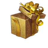 Golden Gift Box - Designer Recommended PNG