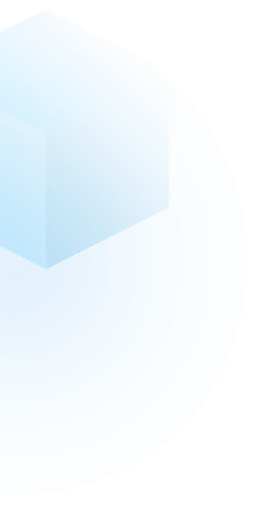 Blue Cube - modern art - geometric shape - Transparent Layer PNG