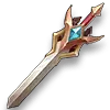 Trident Sword - weapon - High Resolution PNG