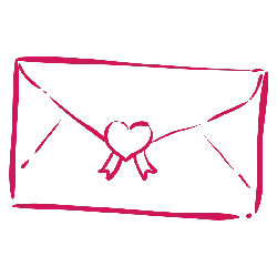 Pink Envelope - gift - Transparent Layer PNG
