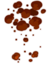 Orange Light Spots - black - No Watermark PNG
