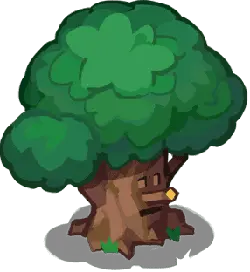 Treehouse - green - Transparent Background PNG