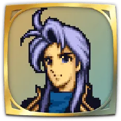 Purple-haired Man - anime style - Free PNG
