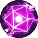 Purple Crystal Hexagram - magic - Transparent Background PNG