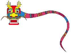 Dragon Kite - traditional - Lossless PNG