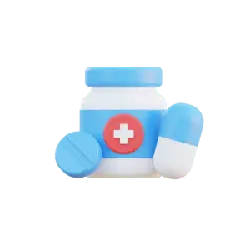 Medicine Bottle and Capsules - Popular Download PNG