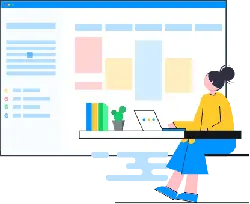 Office Scene - plant - books - High Resolution PNG