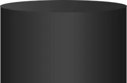 Black Cylinder - color - High Resolution PNG