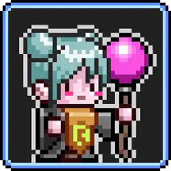 Blue-haired Character - magic - High Resolution PNG
