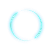 Blue Halo - glowing - futuristic - High Resolution PNG