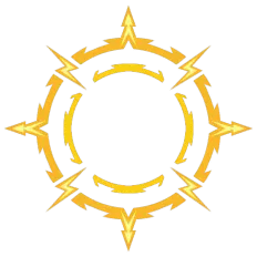 Golden Sun Logo - symbol - Transparent Background PNG