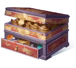 Treasure Chest - decoration - gold coins - Lossless PNG