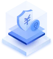 Financial Security Shield - icon - Transparent Background PNG