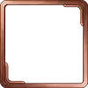 Bronze Frame - metal - High Resolution PNG