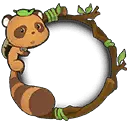 Panda Tree Ring - tree - Transparent Background PNG