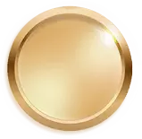 Gold Button - shiny - metal - Transparent Layer PNG