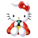 Hello Kitty - red bow - High Resolution PNG