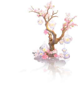Cherry Blossom Tree Lamp - lamp - Lossless PNG