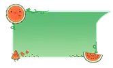 Watermelon Background - frame - Free PNG