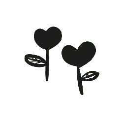 Heart-shaped Flowers - flowers - No Watermark PNG