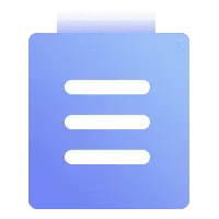Blue Folder - document - High Quality PNG