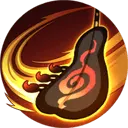 Flaming Guitar - flame - High Resolution PNG