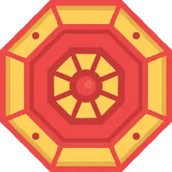Octagonal Pattern - red - Free Download PNG