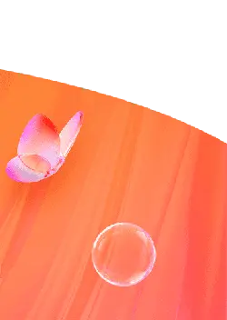 Butterfly and Bubble - transparent - Lossless PNG