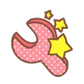 Pink Star Pattern - cartoon - Transparent Layer PNG