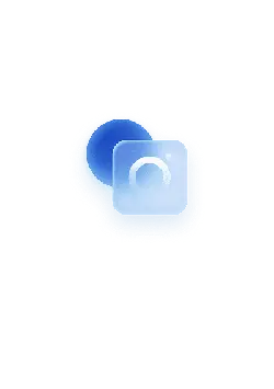 Camera Icon - glowing - No Background PNG