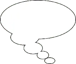 Thinking Bubble - speech - PNG Images
