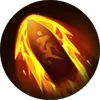 Flaming Stone - mysterious - No Background PNG