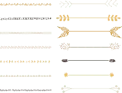 Arrow Decorations - pattern - No Watermark PNG