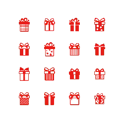 Gift Box - gift - pattern - Transparent Layer PNG