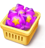 Star Candy Basket - game prop - No Background PNG