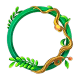 Green Vine Wreath - nature - PNG