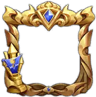 Gold Frame - royal - PNG