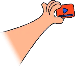 Playing Video on Phone - phone - High Resolution PNG