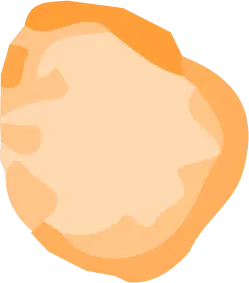 Orange Yellow Irregular Shape - shape - Free PNG