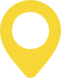Map Marker - location - yellow - Transparent Background PNG