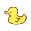 Yellow Duckling - animal - Free PNG