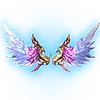 Purple Winged Sprite - glowing - Lossless PNG