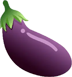 Eggplant - shiny - PNG Images
