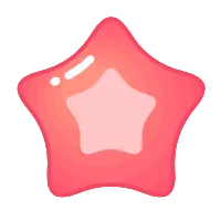 Pink Star - Lossless PNG